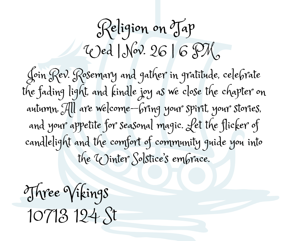 November Religion on Tap