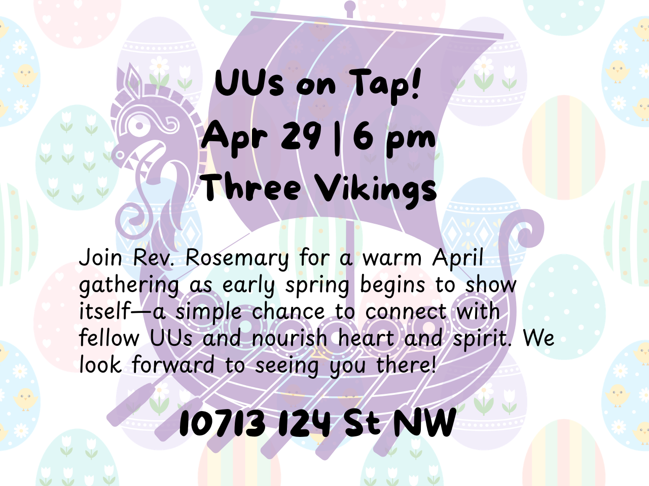 April 2026 UUs On Tap TV Scroll